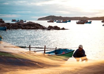 Bình minh lung linh tô điểm Làng chài An Hải, nét đẹp bình yên của ngày thu