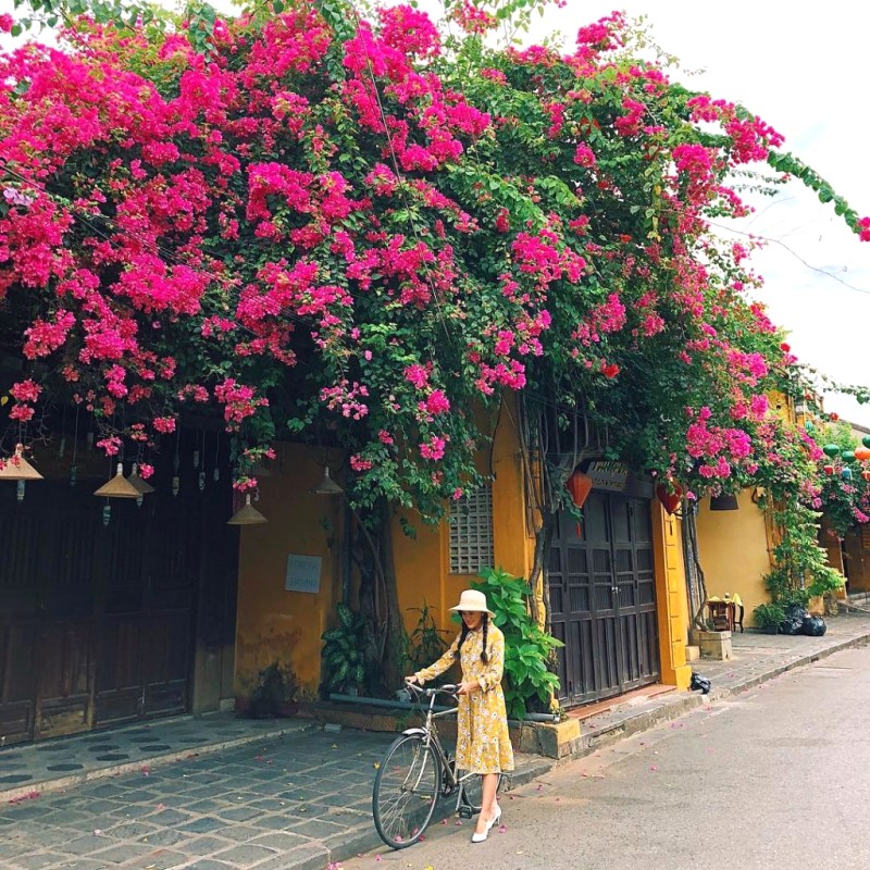 Nàng kiều diễm trong tà áo bay bổng.