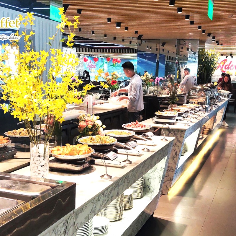 Adobi Buffet: 140 món hấp dẫn, tha hồ lựa chọn!