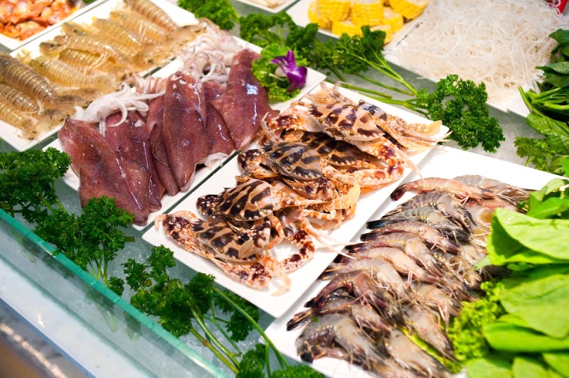 Hải sản tươi ngon, Adobi Buffet HN.