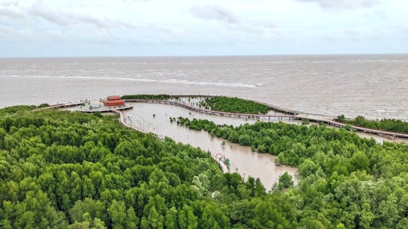 Cực Nam Việt Nam, thuộc xã Đất Mũi, huyện Ngọc Hiền, cách trung tâm Cà Mau hơn 100km, mất khoảng 2 tiếng 30 phút di chuyển.