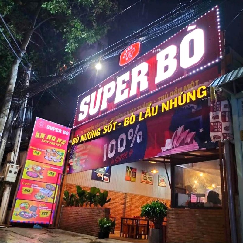 Super Bò: Hương vị bò tươi, địa chỉ quen thuộc! (75 ký tự)