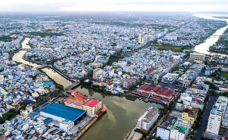 Toàn cảnh Thành phố kênh đào đẹp nhất thế giới từ trên cao.