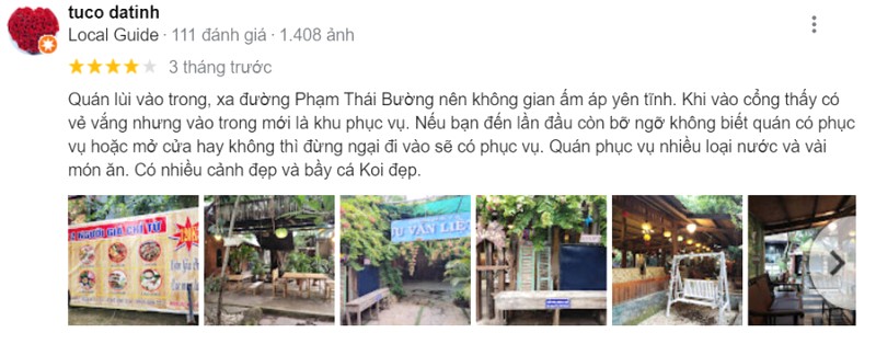 Không gian nơi đây gây ấn tượng với thực khách.