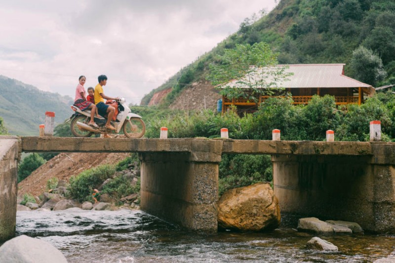 Vẻ đẹp trữ tình, mộc mạc, bình dị của vùng cao nguyên đá toát lên từ khung cảnh nơi đây.