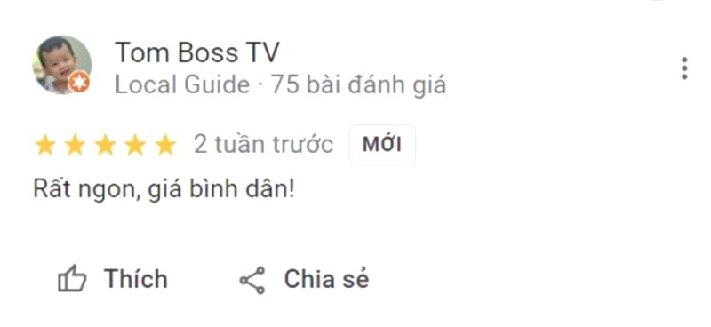 Bánh canh cá lóc Akay được đánh giá 5 sao với hương vị và hình thức hoàn hảo.