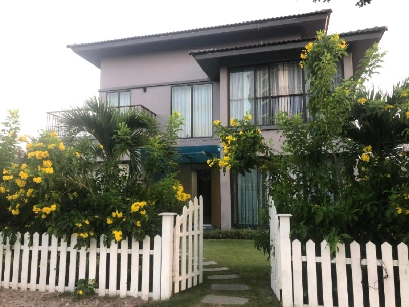 Valentine Villa: Sân vườn xanh mát.