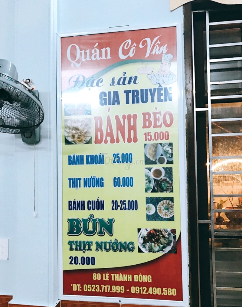 Quán bánh bèo Cô Vân, điểm đến yêu thích của tín đồ ẩm thực Quảng Bình.