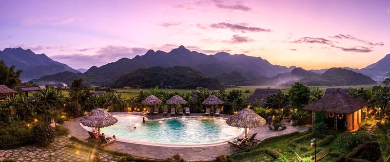 Mai Châu Ecolodge: Nghỉ dưỡng giữa núi rừng Tây Bắc.