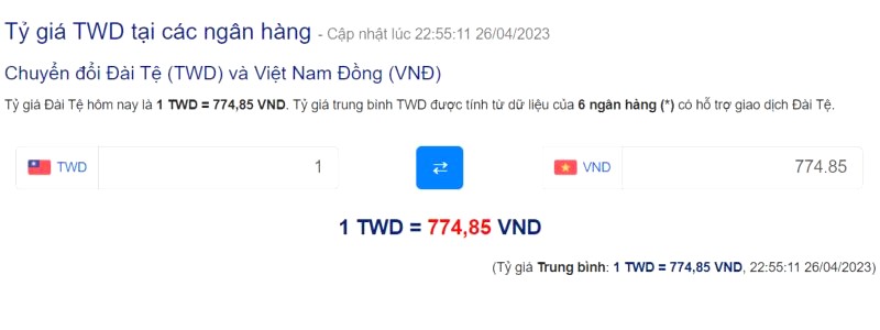 Tỷ giá Đài Loan biến động, cập nhật thông tin kỹ trước chuyến đi.