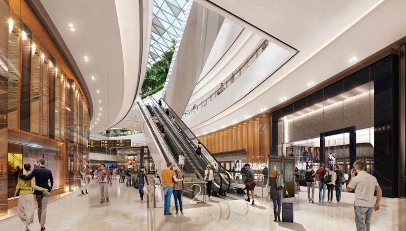 Changi Jewel: Khu phức hợp mua sắm tại Sân bay Changi.