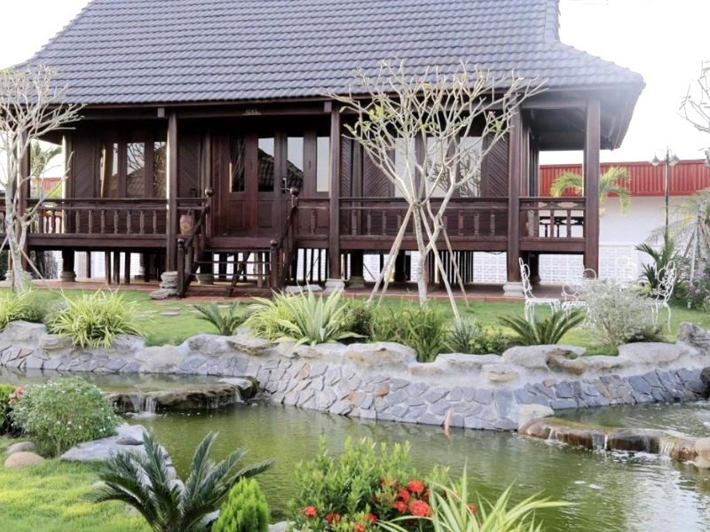 Thư Duy Resort - Cà Mau: Lối thiết kế độc đáo, sang trọng thu hút du khách.