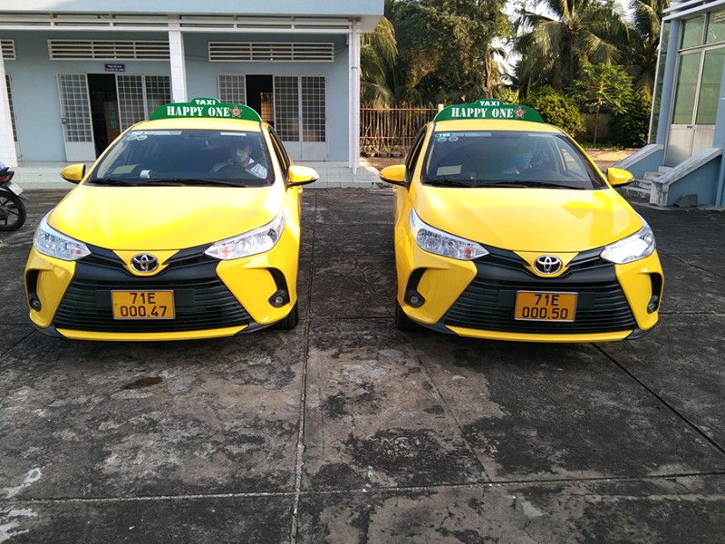 Taxi Happy One Bến Tre: Hiện đại, trẻ trung, tiện nghi.