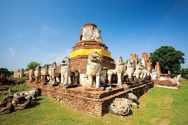 Chùa Wat Thammikarat, di sản Phật giáo từ thời Sukhothai.