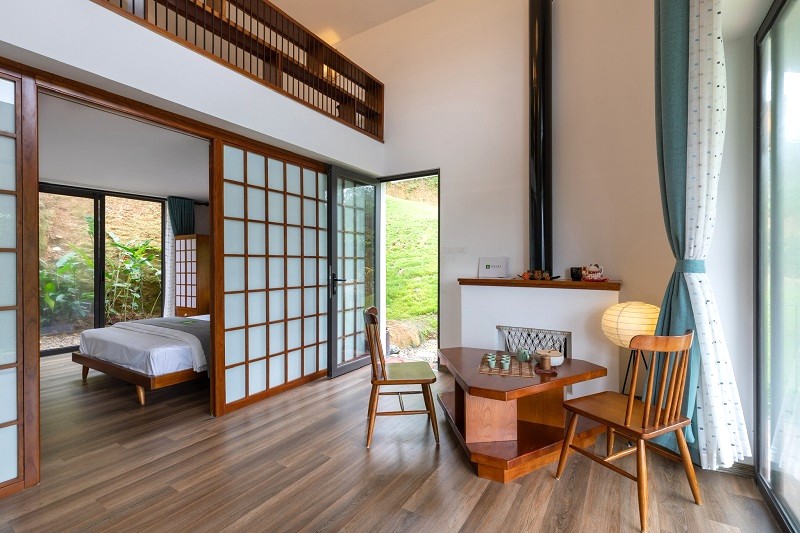 Onsen Villas Hòa Bình: Phong cách Nhật truyền thống, thư giãn tuyệt vời.  (93 ký tự)