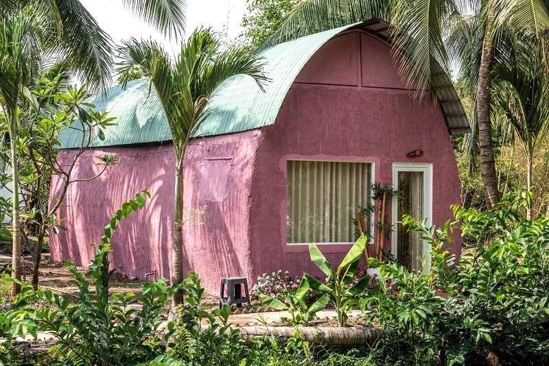 Bungalow yên tĩnh, hòa mình với thiên nhiên.