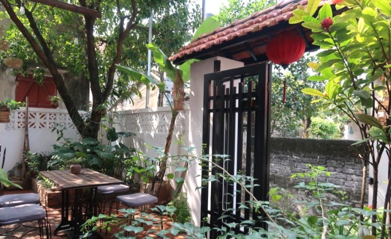 Homestay xanh mát, yên bình.