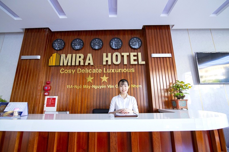 Mira Hotel Quy Nhơn (đường Ngô Mây) - Khách sạn 2 sao với nhiều dịch vụ chất lượng, được du khách yêu thích.