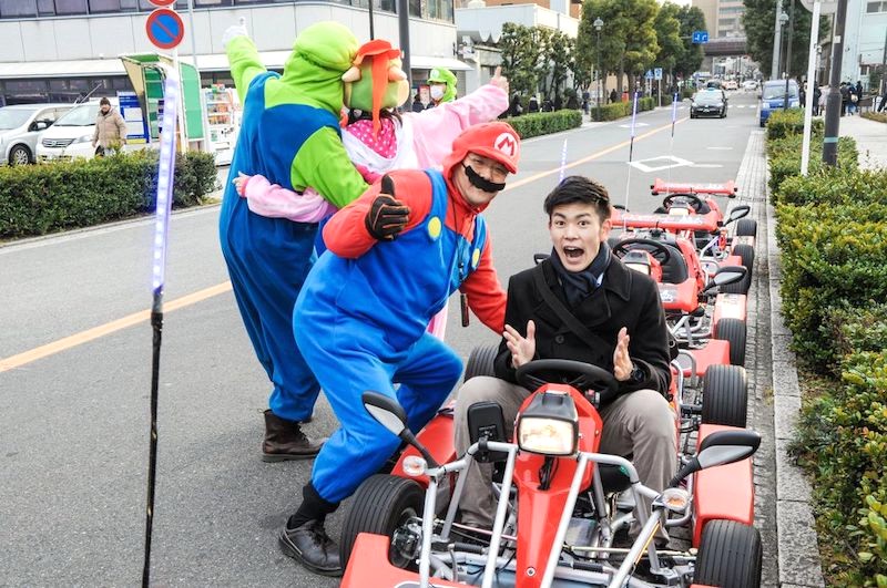 Mario Kart phiêu lưu trên phố