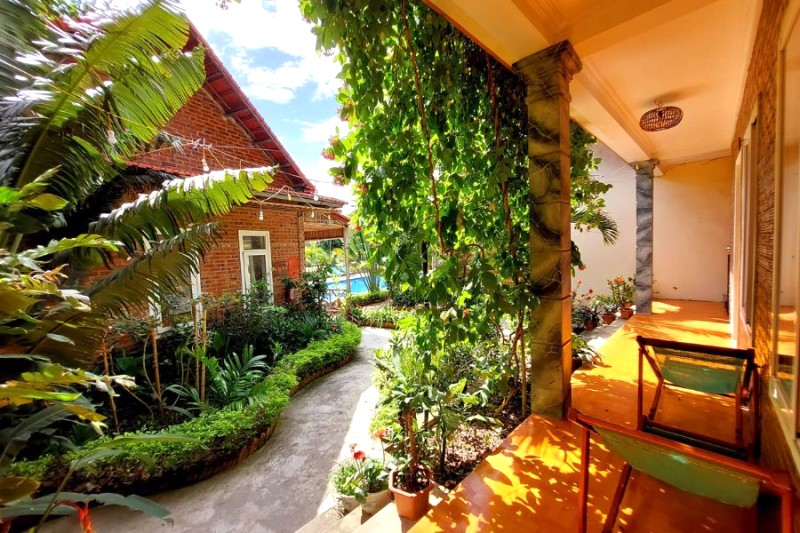 Lối vào homestay