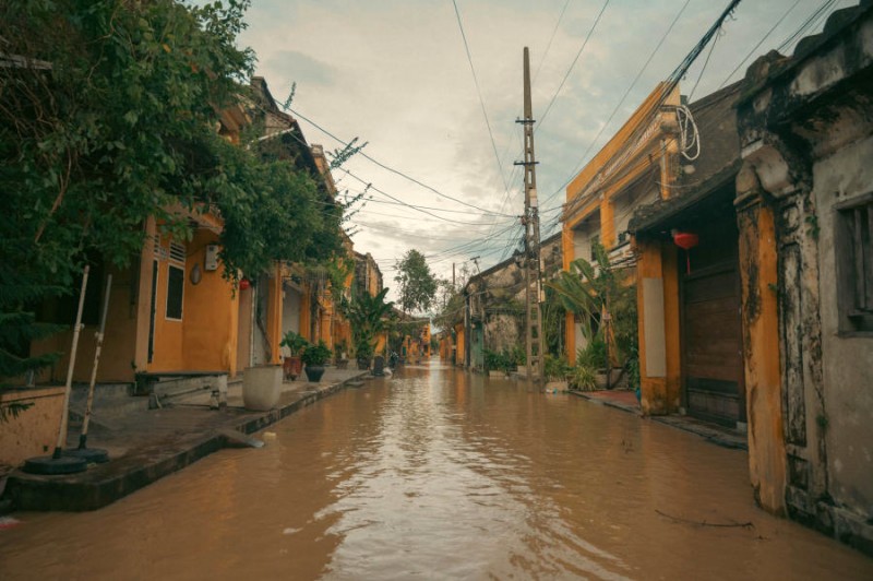 Không khí sau bão trong lành, mát mẻ.