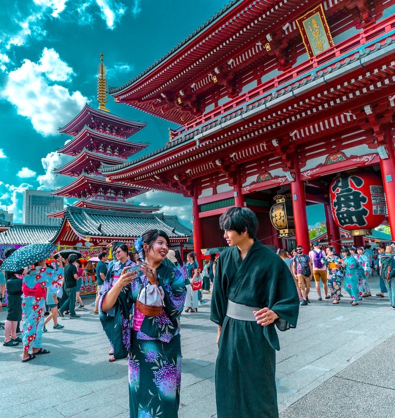 Mặc Kimono ở Asakusa, trải nghiệm không thể bỏ lỡ!