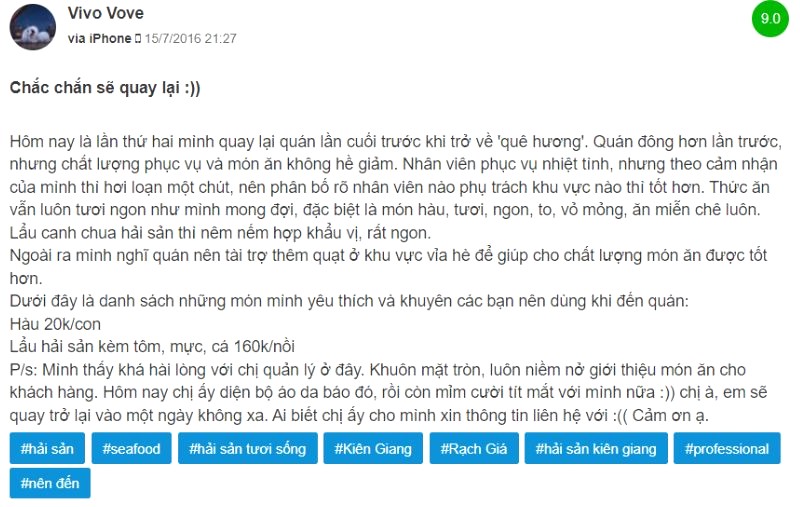 Hải sản tươi ngon, đa dạng món ăn, giá cả bình dân - Quán ốc Biển Xanh là lựa chọn hoàn hảo cho bữa tiệc của bạn.