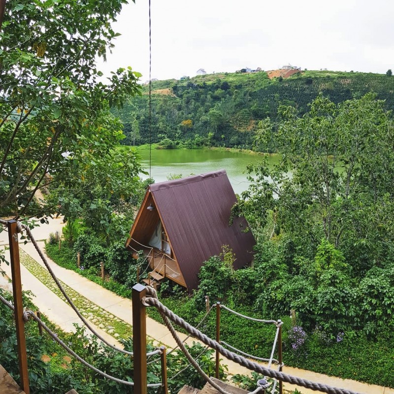 Mộc Trà Farm - chốn bình yên, thanh bình, tách biệt hẳn với phố thị ồn ào. (Ảnh: Mộc Trà Farm)