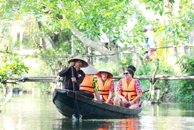 Du lịch cộng đồng Mỹ Tú, Sóc Trăng thu hút du khách.