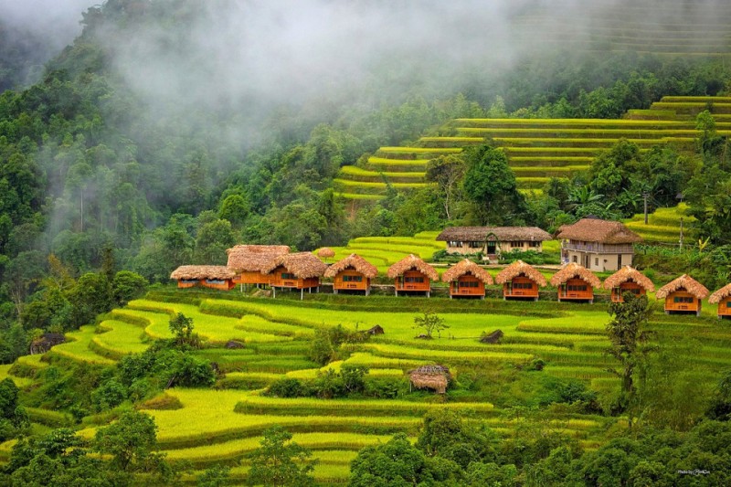 Lưu trú Hà Giang hòa mình với thiên nhiên.