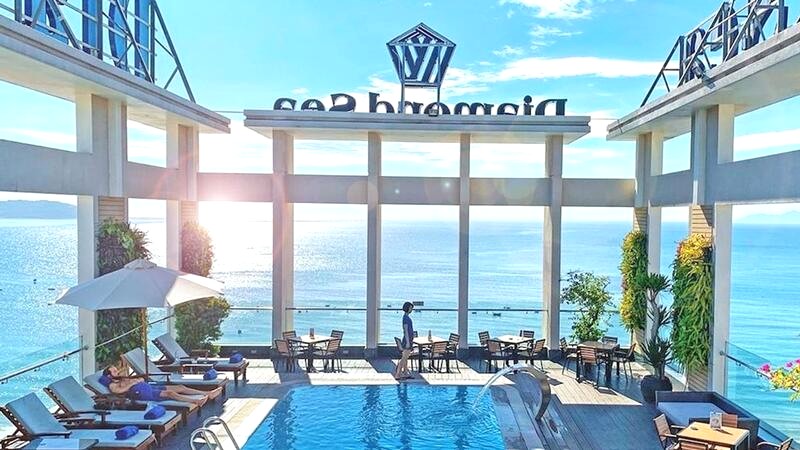 Diamond Sea Hotel: Biển đẹp, view tuyệt!