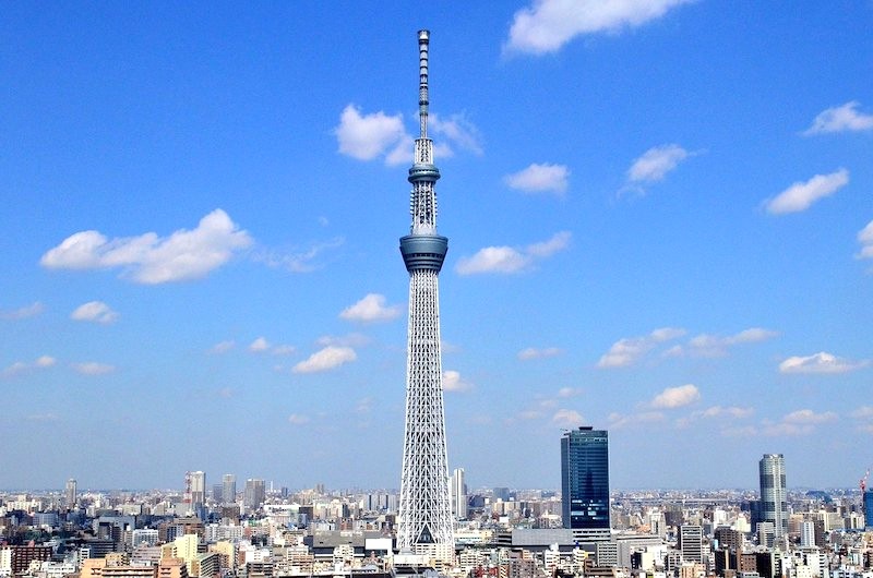 Ngắm toàn cảnh Tokyo và vùng phụ cận từ độ cao ấn tượng tại Tokyo Skytree.