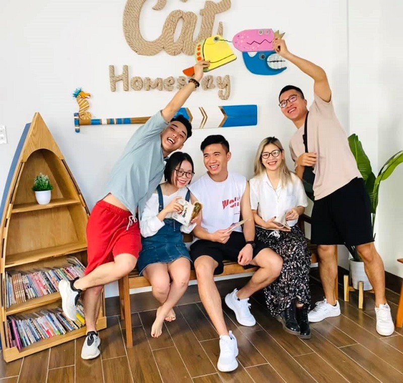 Cát Homestay: Nơi yêu thích của giới trẻ.