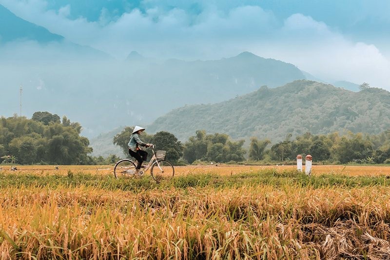 Bản Lác Mai Châu: Bình dị, thân thương (Ảnh: Lý Thành Cơ)