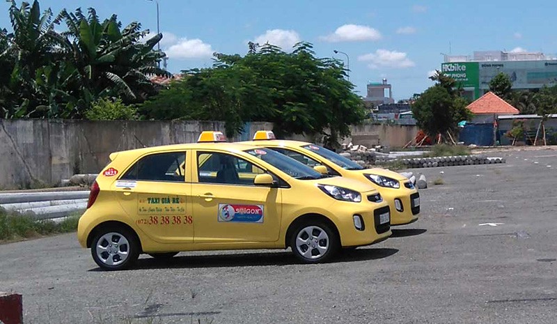 Taxi phổ biến ở Sài Gòn.