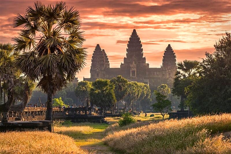 Siem Reap thu hút đông khách du lịch mỗi ngày.