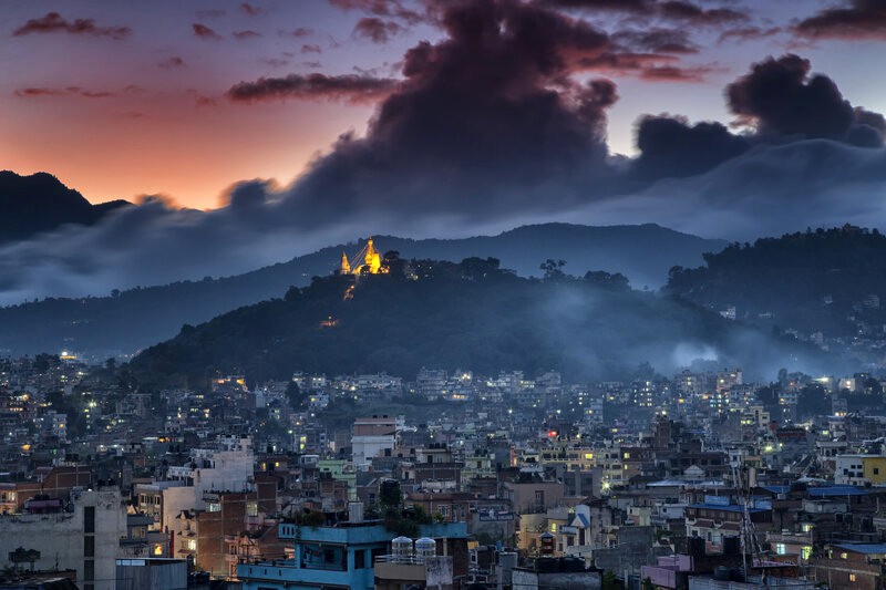 Kathmandu, thủ đô Nepal, tọa lạc trên độ cao 1.400m, kết hợp nét đẹp cổ kính và hiện đại.