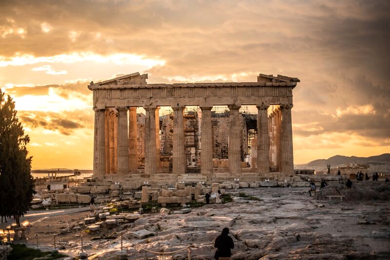 Parthenon, biểu tượng kiến trúc Hy Lạp.