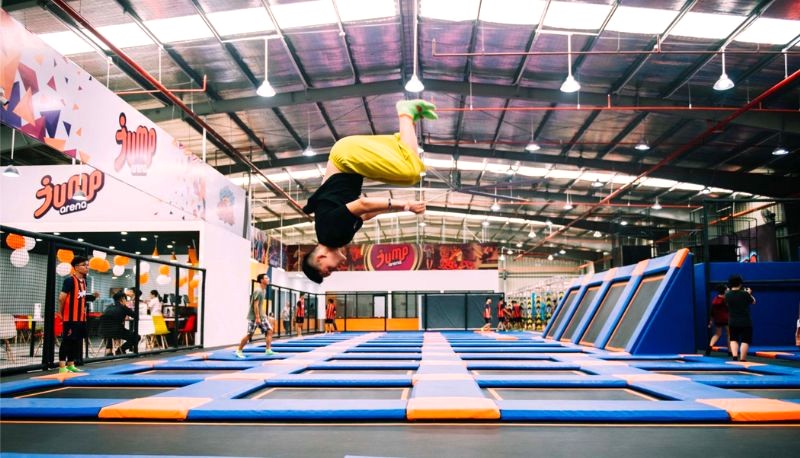 Jump Arena Hà Nội có 2 cơ sở: Tăng Bạt Hổ & Big C Thăng Long.