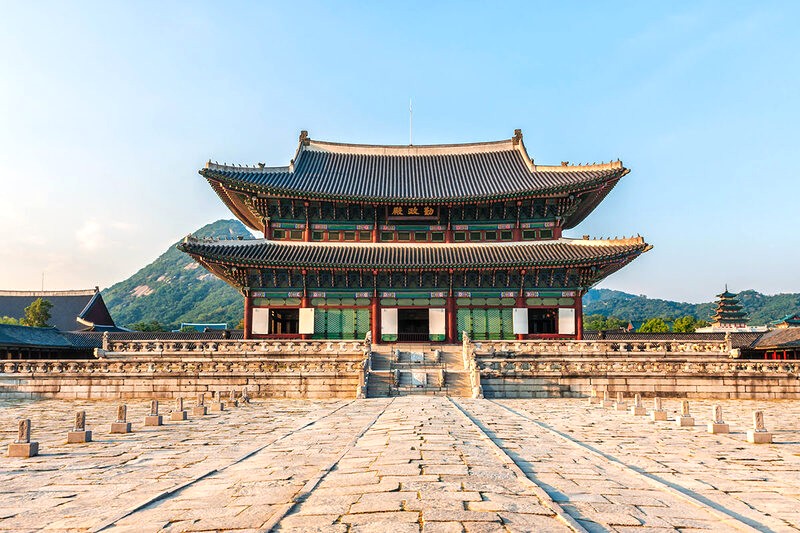 Cung điện Gyeongbokgung, điểm du lịch nổi tiếng của Hàn Quốc.