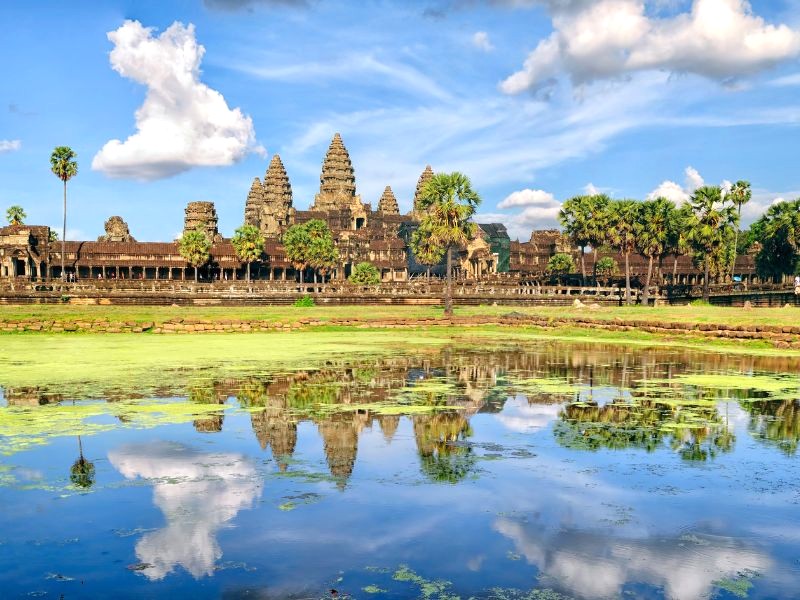 Mùa khô là thời điểm lý tưởng để khám phá Angkor Wat. Ảnh: @rbf0069