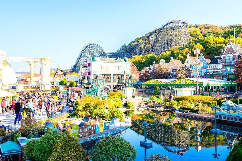 Everland, công viên giải trí khổng lồ ở Hàn Quốc.