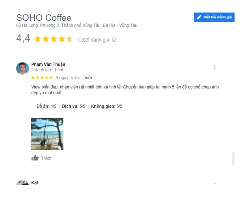 Dịch vụ thân thiện, điểm cộng lớn của Soho Coffee.