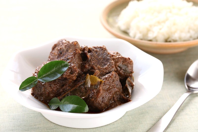 Rendang bò thơm mềm, hấp dẫn.