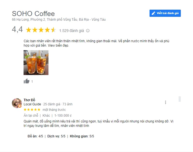 Soho Coffee: Quán cà phê Vũng Tàu lý tưởng cho bạn!