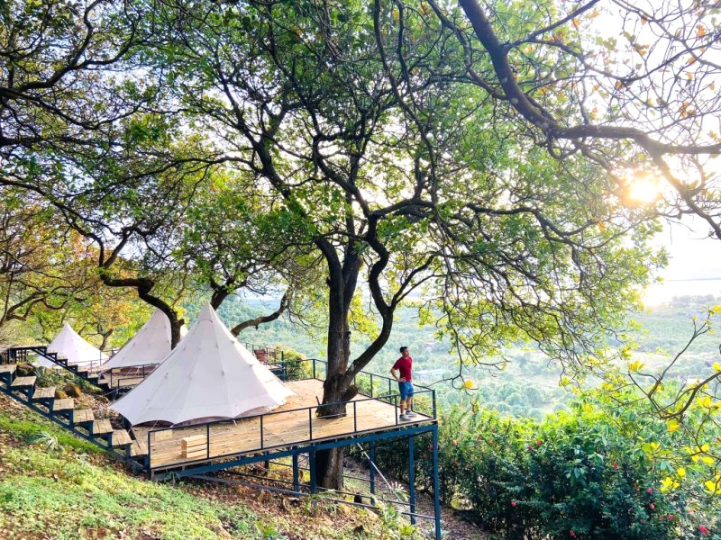 Glamping hồ Trị An: View đẹp, chill cực đỉnh!