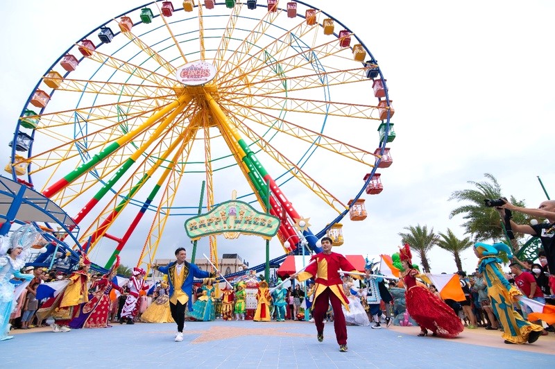 Happy Wheel: Toàn cảnh thành phố.