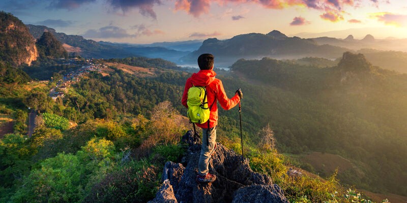 Bay nối chuyến qua Bangkok để đến Mae Hong Son.