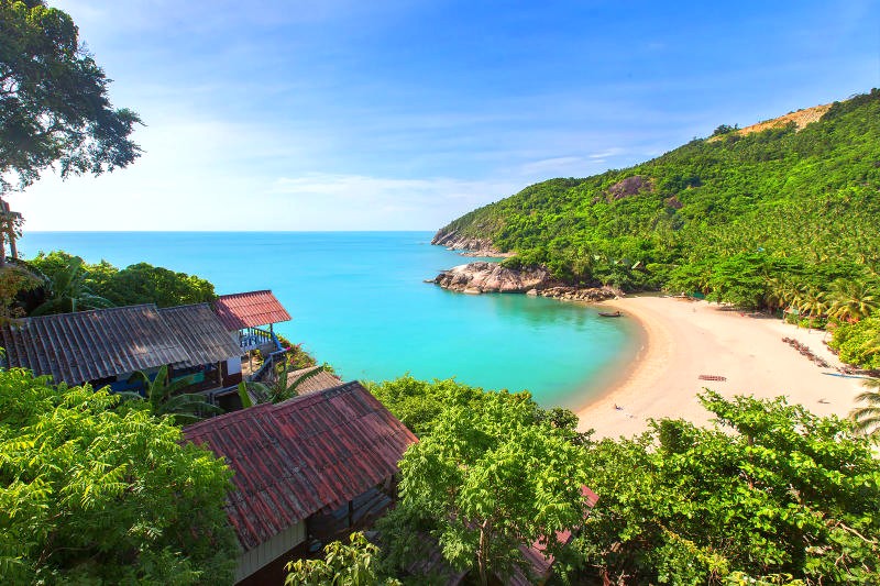 Không khí trong lành của Koh Phangan mang đến sự thư thái, bình yên.