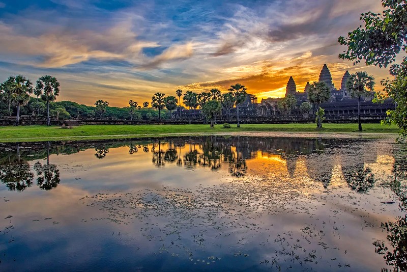 Hoàng hôn Angkor Wat 🌅